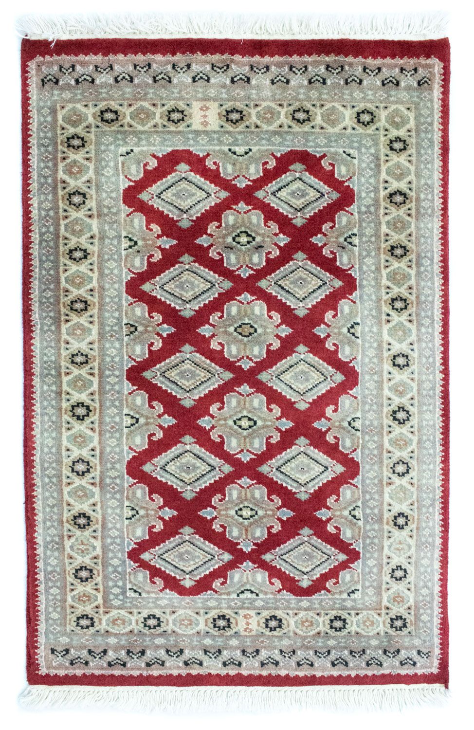 Tapis Pakistani - 94 x 63 cm - rouge