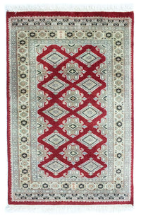 Tapis Pakistani - 94 x 63 cm - rouge