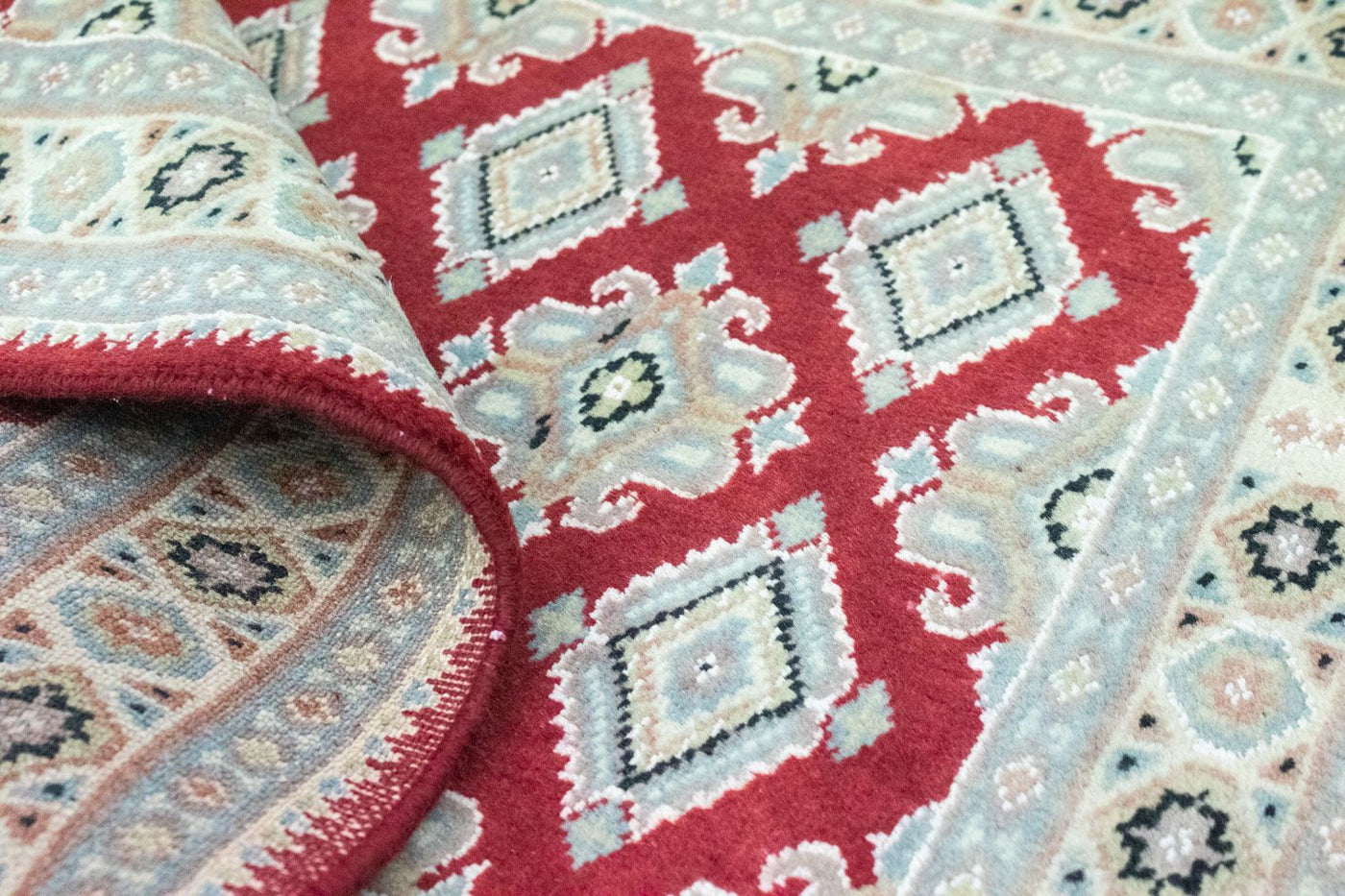 Tapis Pakistani - 94 x 63 cm - rouge