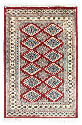 Tapis Pakistani - 91 x 62 cm - rouge