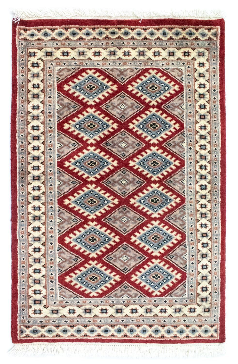 Tapis Pakistani - 91 x 62 cm - rouge