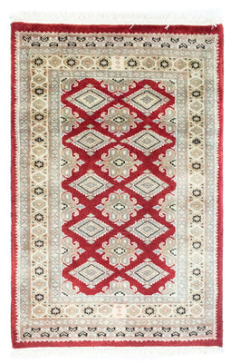 Tapis Pakistani - 96 x 63 cm - rouge