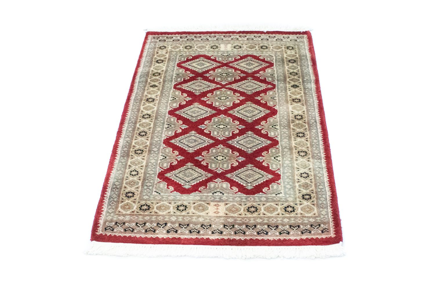 Tapis Pakistani - 96 x 63 cm - rouge