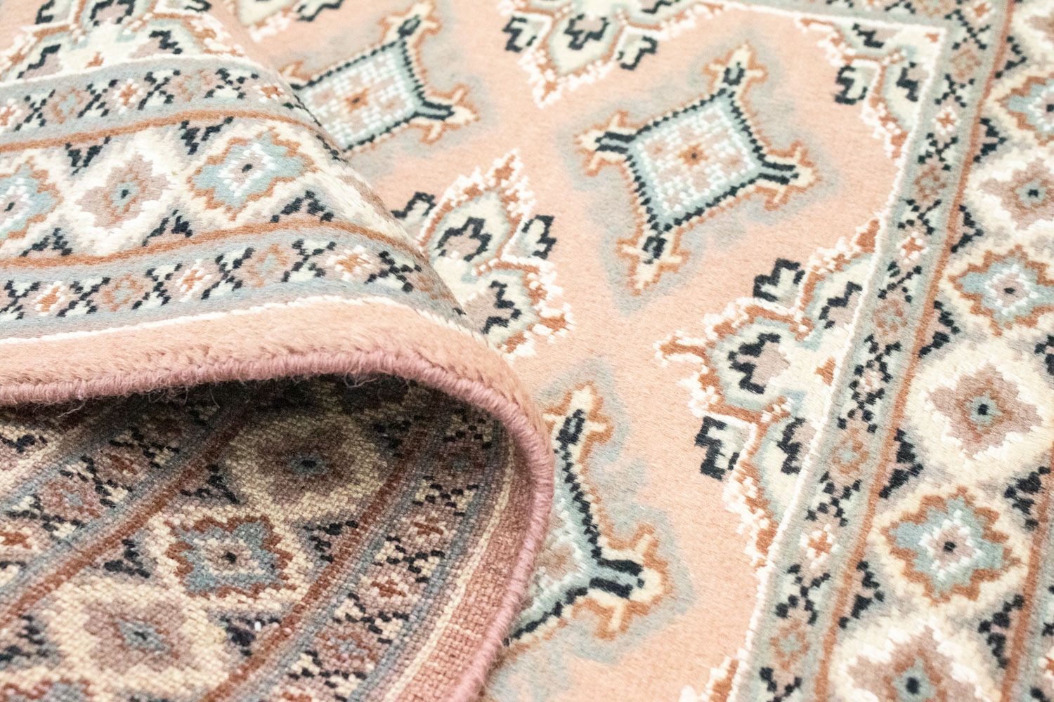 Tapis Pakistani - 91 x 61 cm - saumon