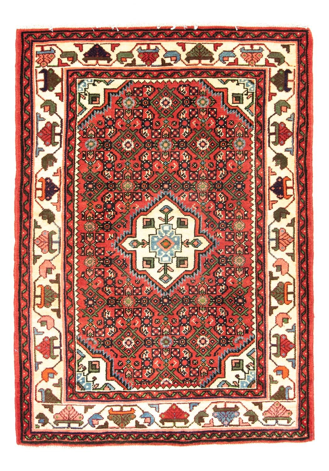Tapis persan - Nomadic - 146 x 105 cm - rouille
