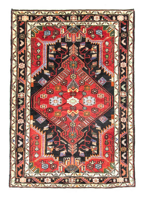 Tapis persan - Nomadic - 155 x 108 cm - rouge