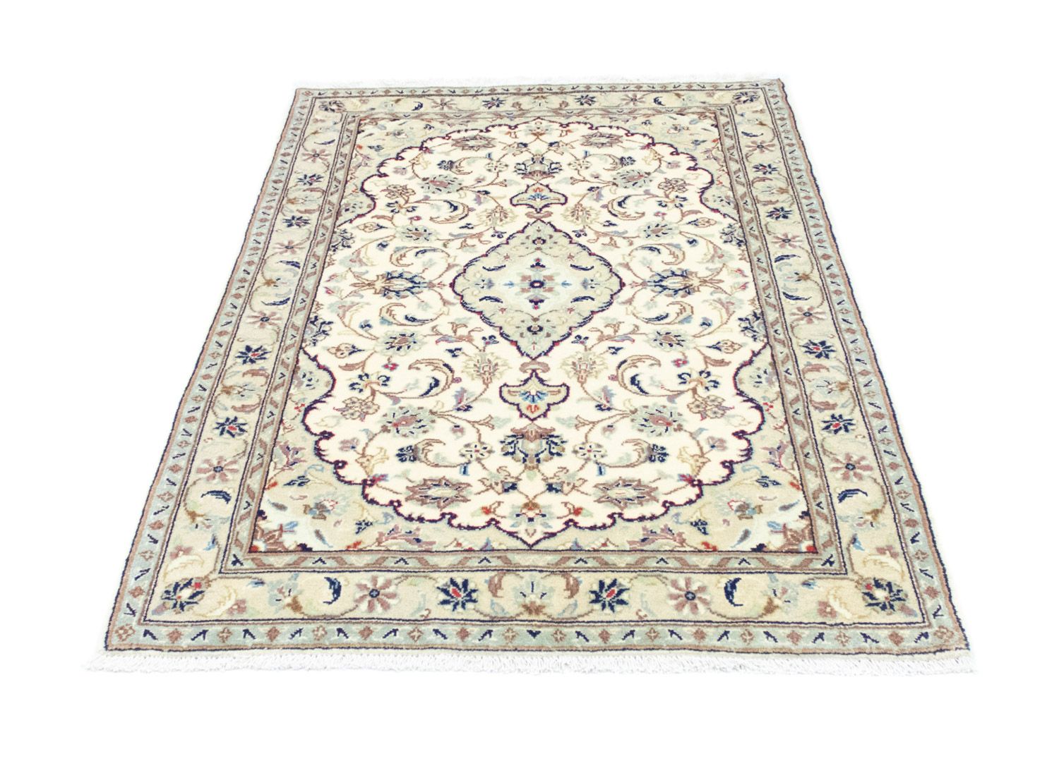 Tapis persan - Keshan - 150 x 103 cm - beige