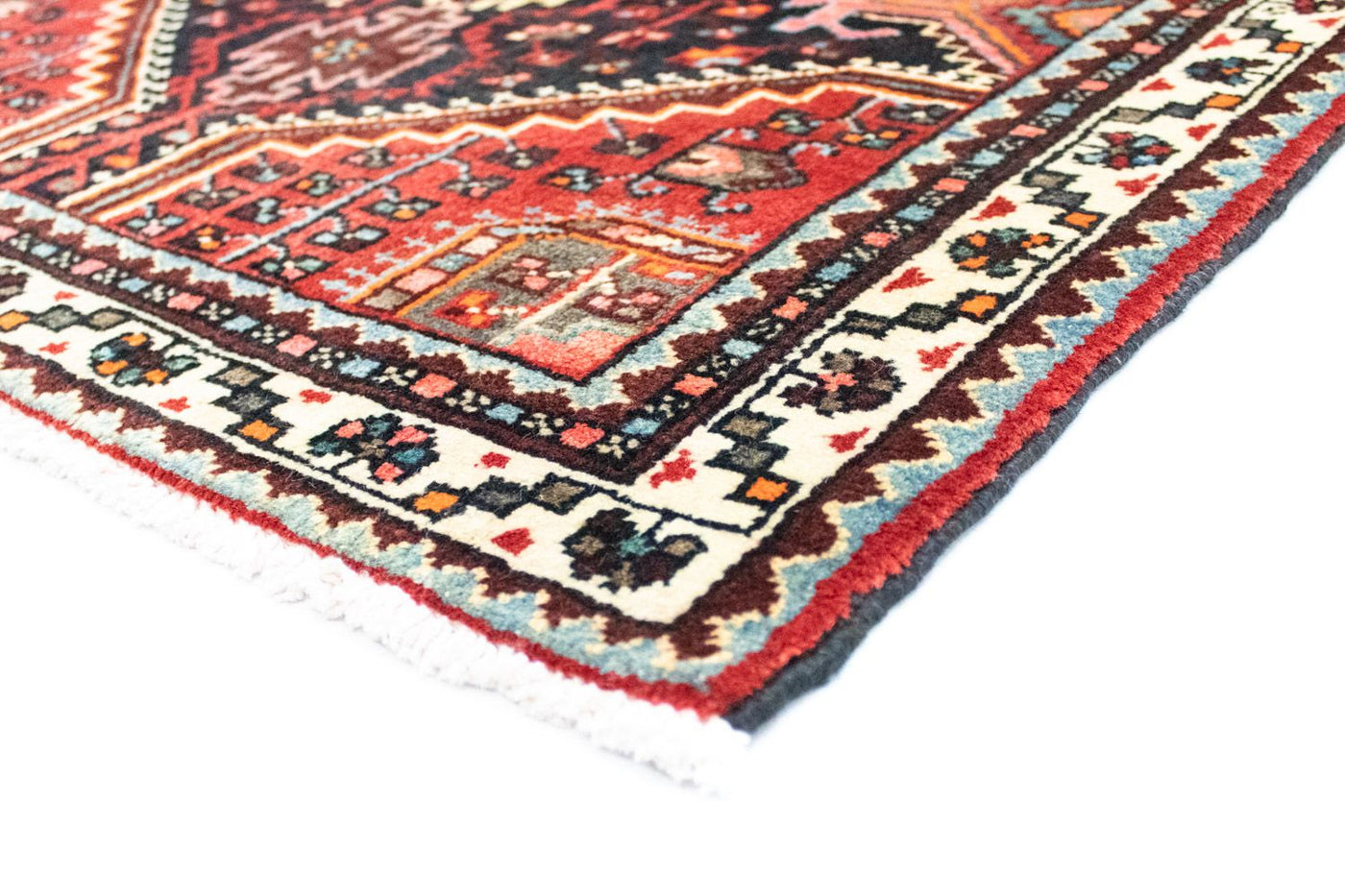 Tapis persan - Nomadic - 161 x 94 cm - rouge