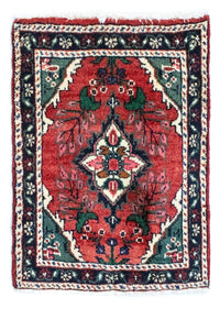 Tapis persan - Nomadic - 60 x 40 cm - rouge