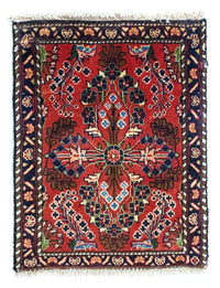 Tapis persan - Nomadic - 60 x 50 cm - rouge