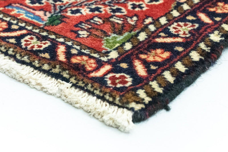 Tapis persan - Nomadic - 60 x 50 cm - rouge