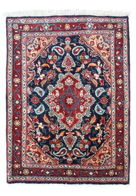 Tapis persan - Bidjar - 90 x 70 cm - bleu