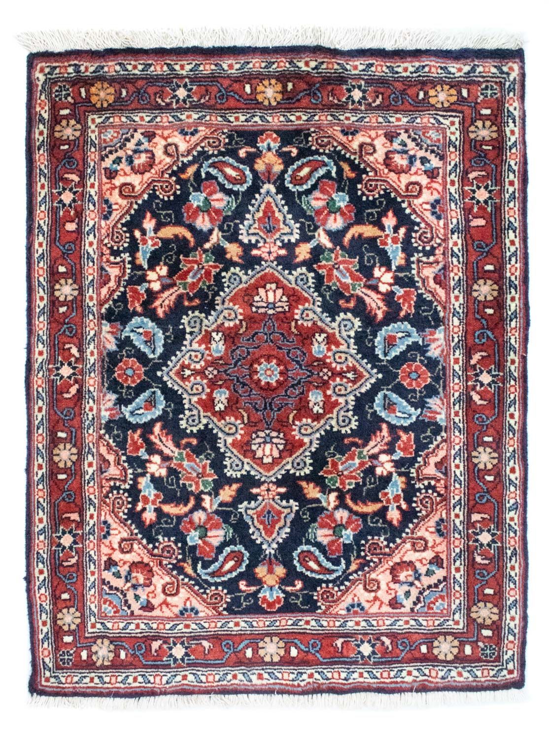 Tapis persan - Bidjar - 90 x 73 cm - bleu