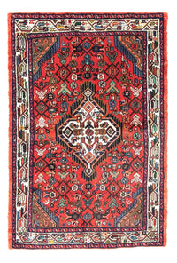 Tapis persan - Nomadic - 122 x 85 cm - rouge