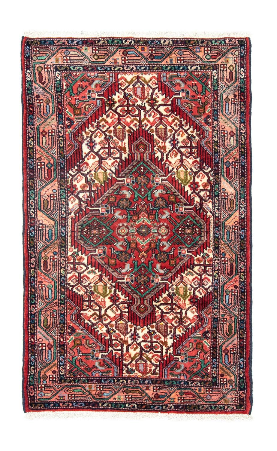 Tapis persan - Nomadic - 122 x 80 cm - rouge