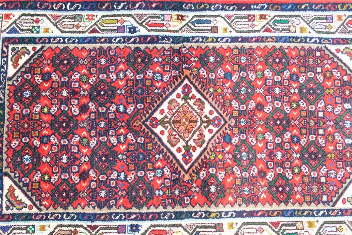 Tapis persan - Nomadic - 135 x 85 cm - rouge