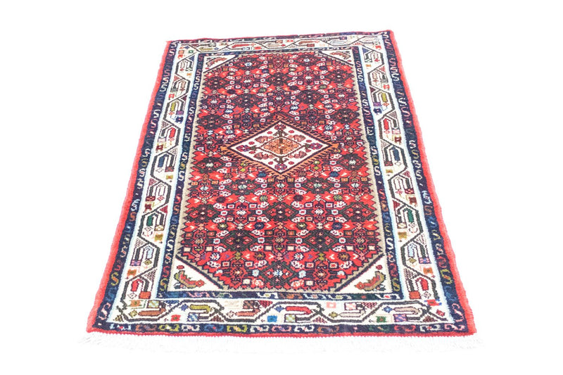 Tapis persan - Nomadic - 135 x 85 cm - rouge