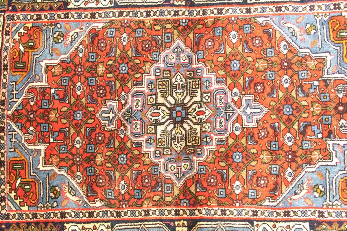 Tapis persan - Nomadic - 130 x 85 cm - rouge