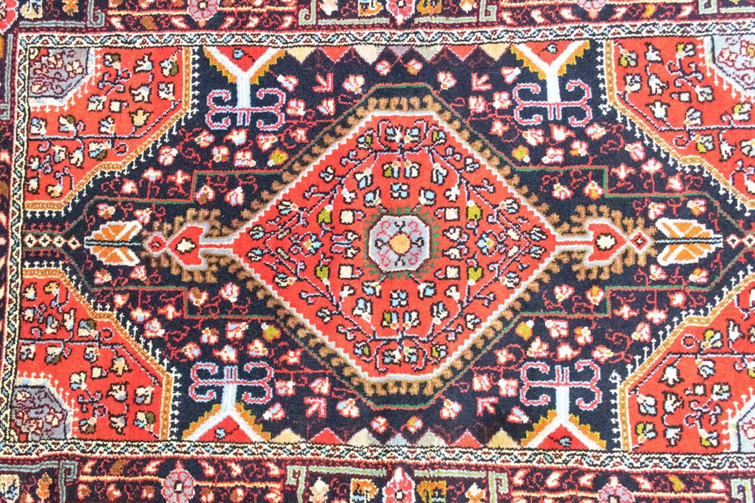 Tapis persan - Nomadic - 130 x 85 cm - bleu