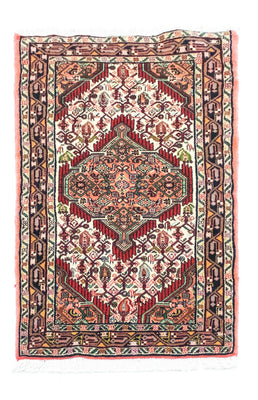Tapis persan - Nomadic - 138 x 80 cm - beige