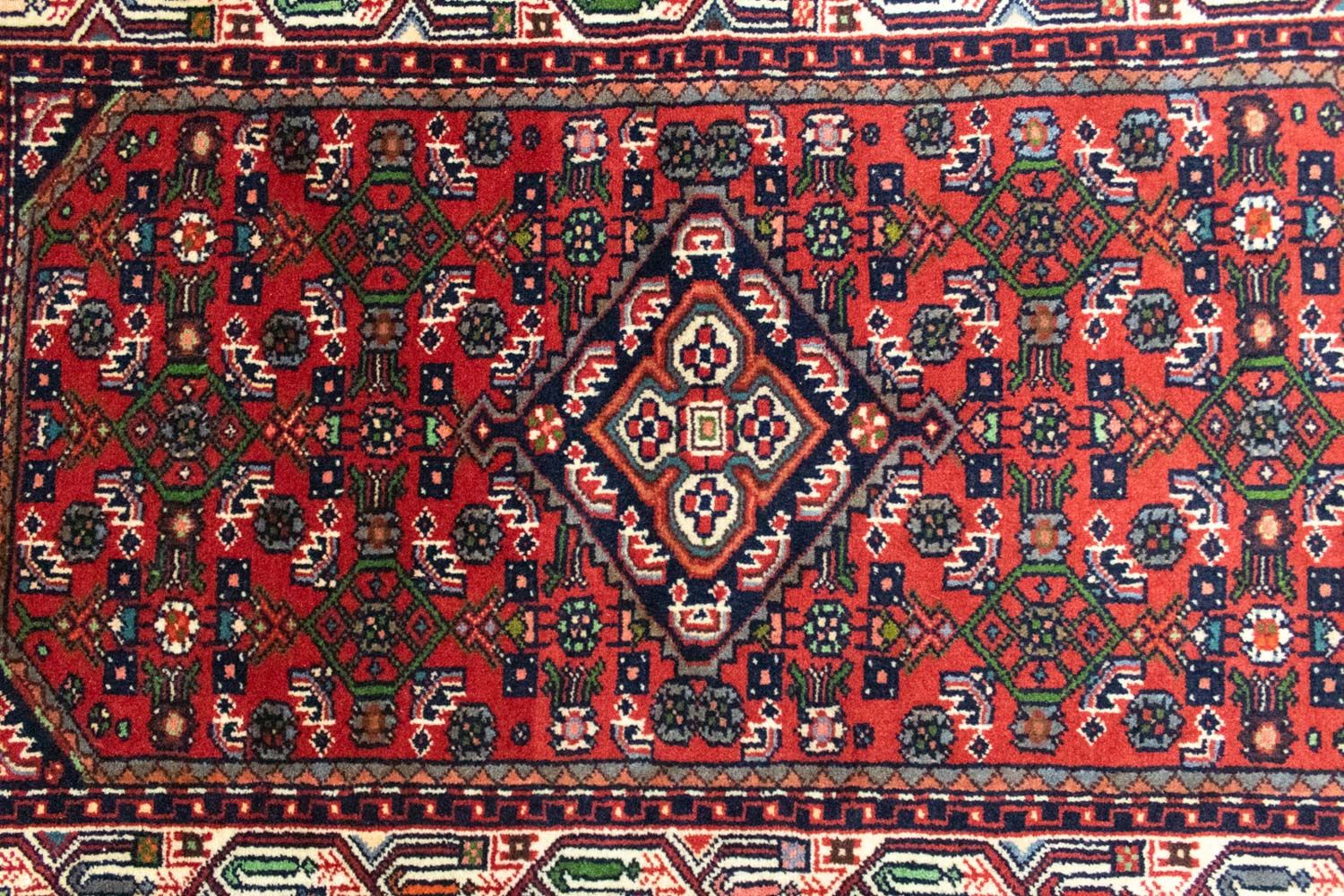 Tapis persan - Nomadic - 130 x 83 cm - rouge
