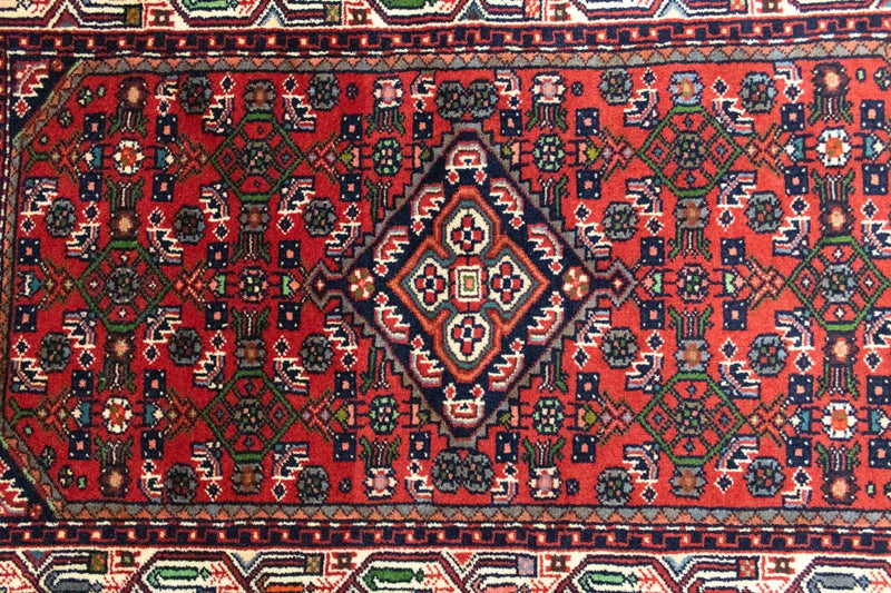 Tapis persan - Nomadic - 130 x 83 cm - rouge