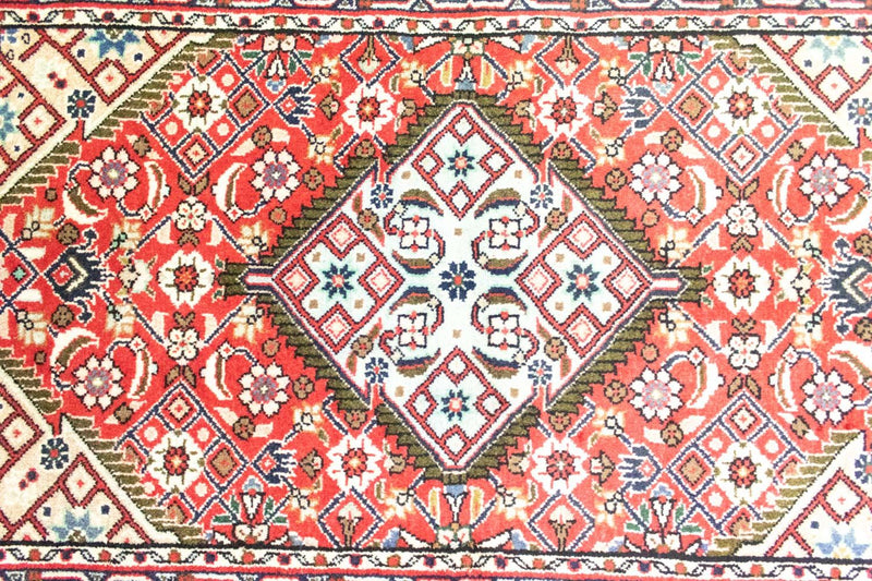 Tapis persan - Nomadic - 125 x 87 cm - rouge