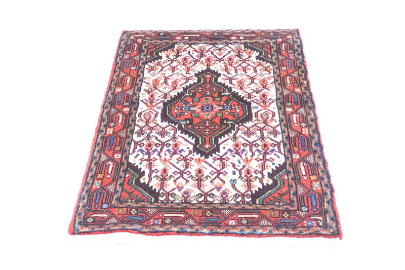 Tapis persan - Nomadic - 107 x 74 cm - rouge