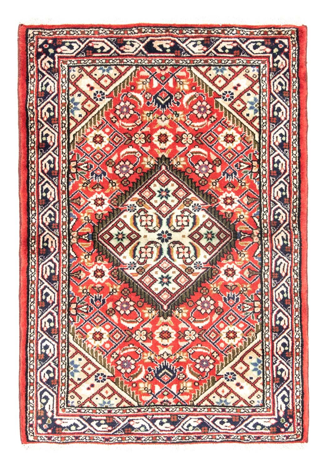 Tapis persan - Nomadic - 120 x 83 cm - rouge