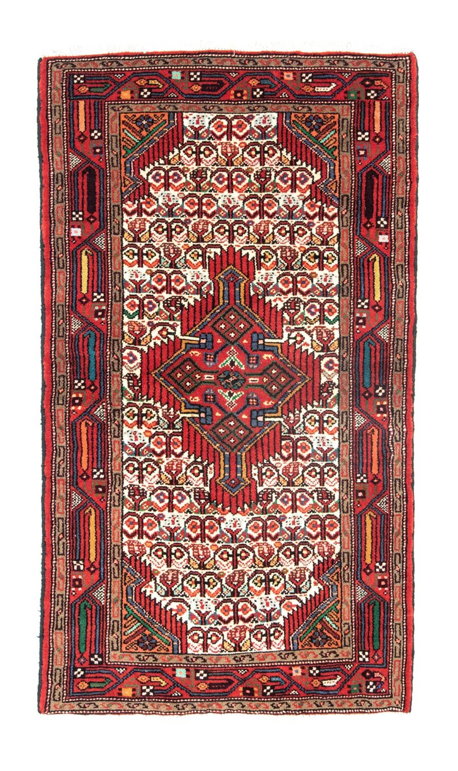 Tapis persan - Nomadic - 142 x 80 cm - rouge