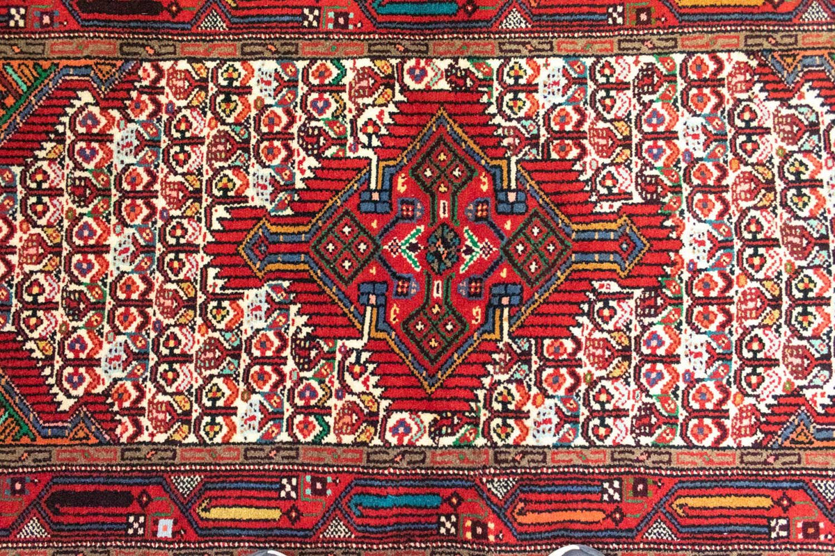 Tapis persan - Nomadic - 142 x 80 cm - rouge
