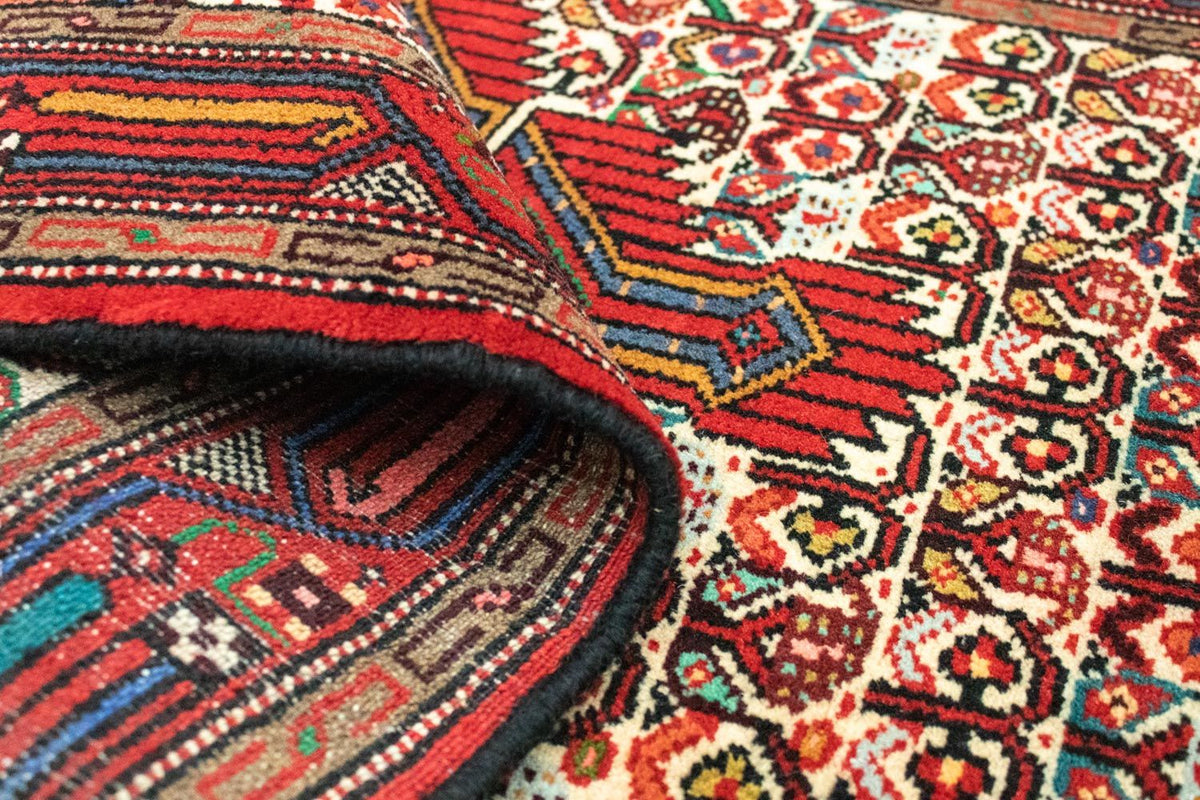 Tapis persan - Nomadic - 142 x 80 cm - rouge