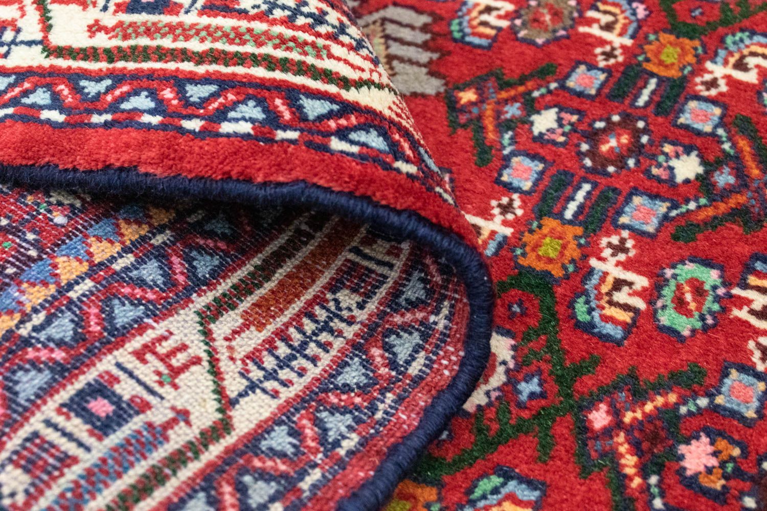 Tapis persan - Nomadic - 124 x 80 cm - rouge