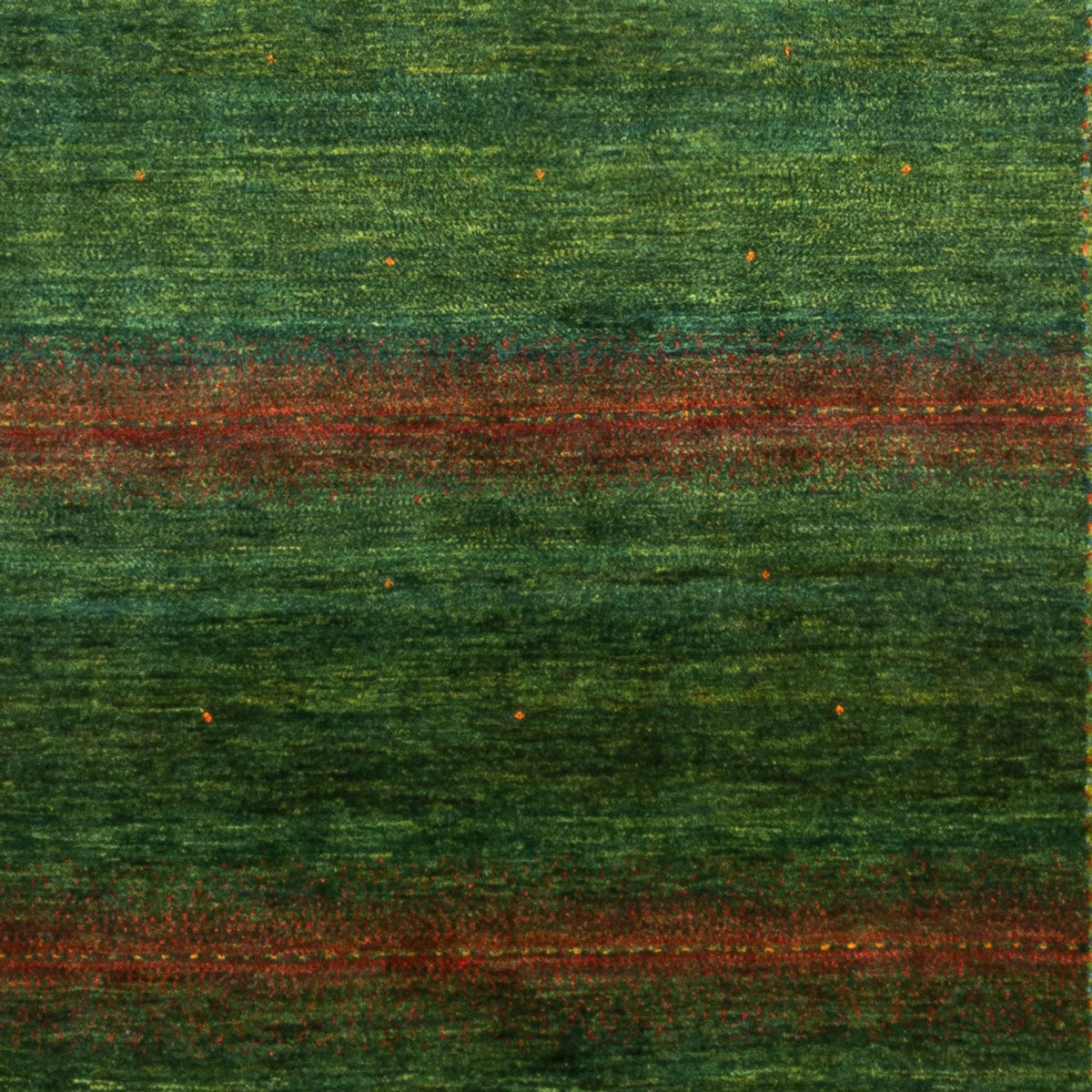Tapis Gabbeh - Loribaft Persan - 245 x 175 cm - vert