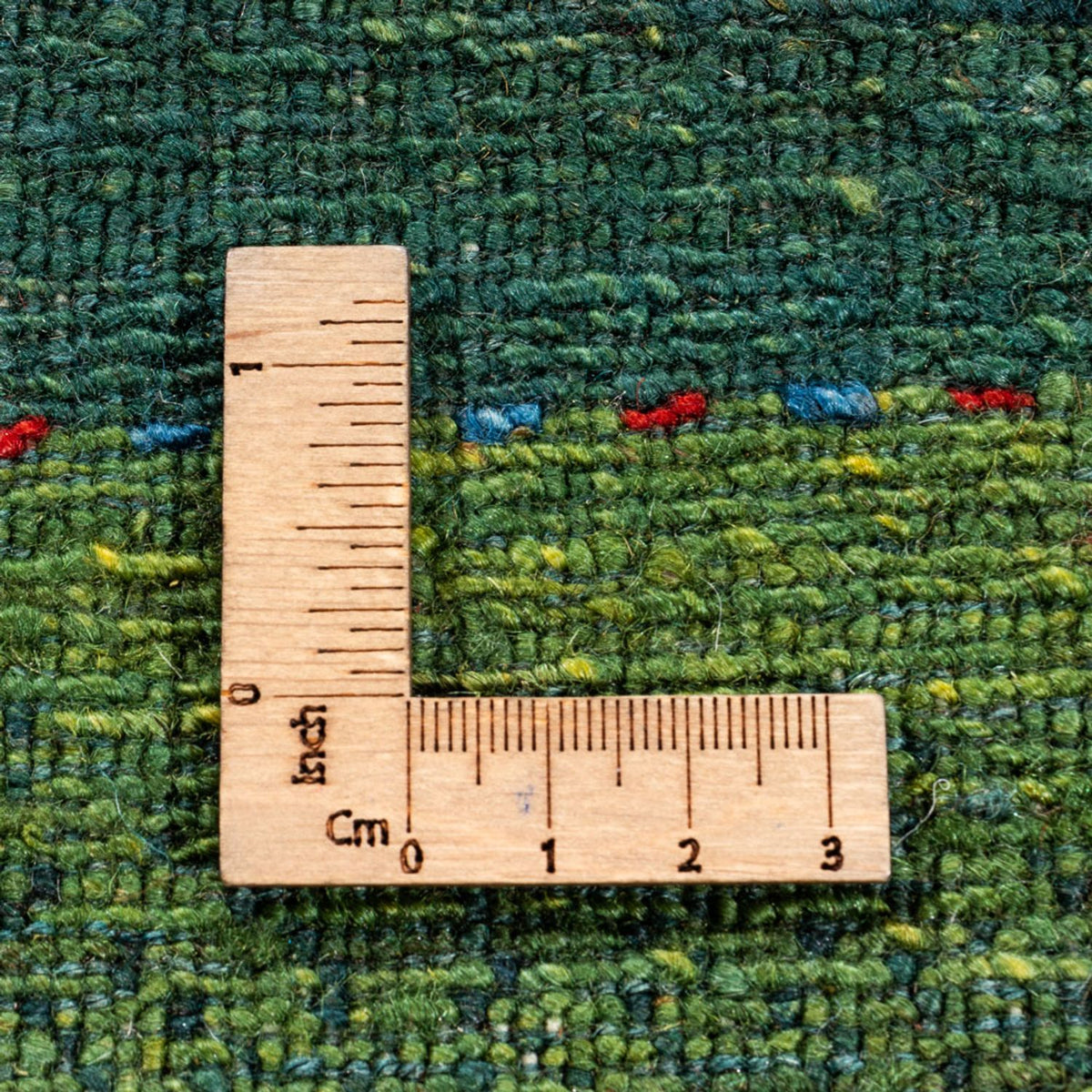 Tapis Gabbeh - Loribaft Persan - 245 x 175 cm - vert