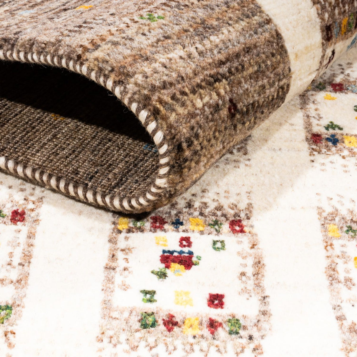 Tapis Gabbeh - Loribaft Persan - Royal - 164 x 101 cm - naturel