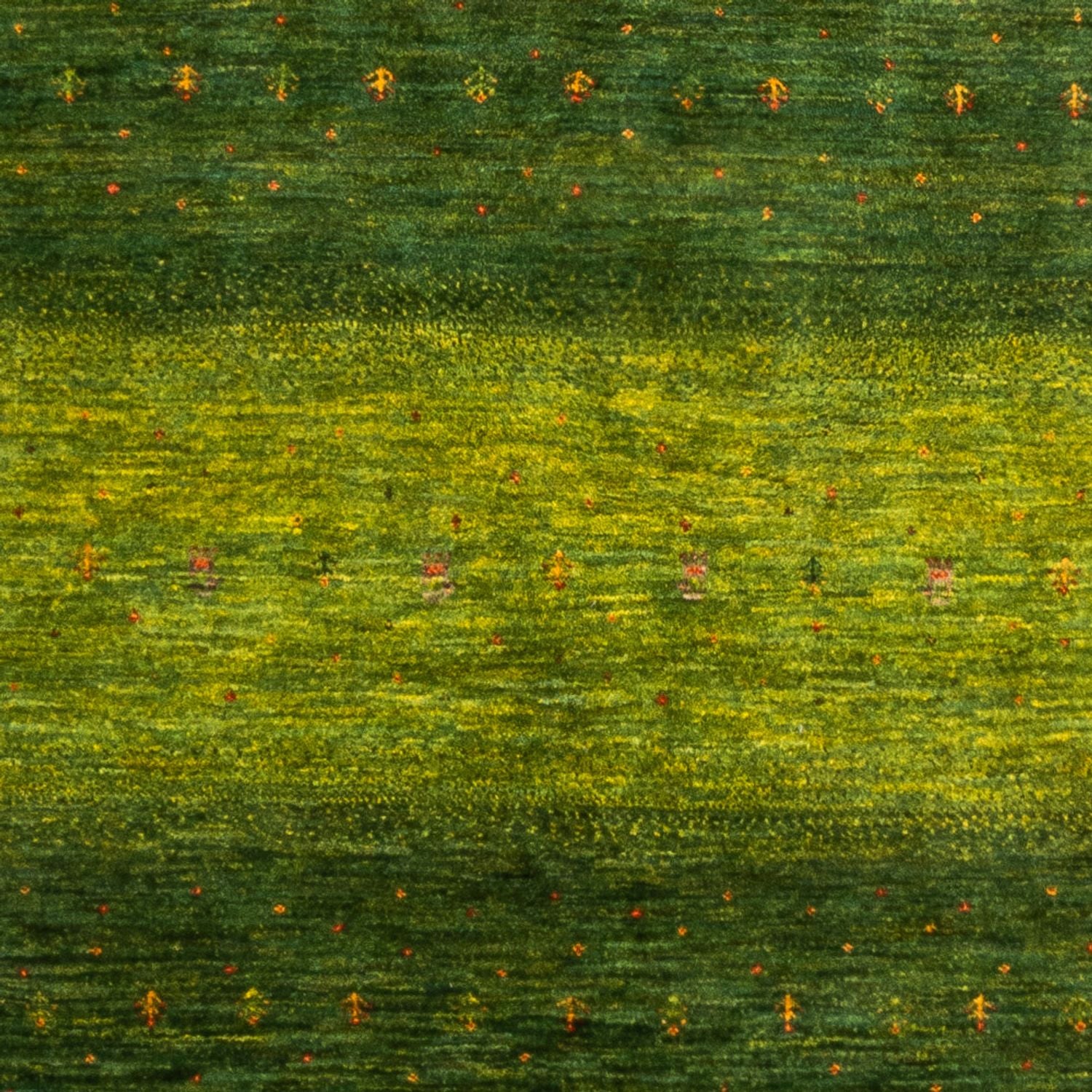 Tapis Gabbeh - Loribaft Persan - 238 x 172 cm - vert