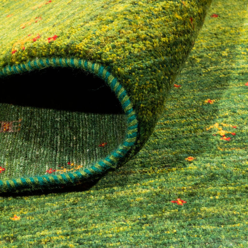 Tapis Gabbeh - Loribaft Persan - 238 x 172 cm - vert