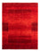 Tapis Gabbeh - Loribaft Persan - 164 x 120 cm - rouge