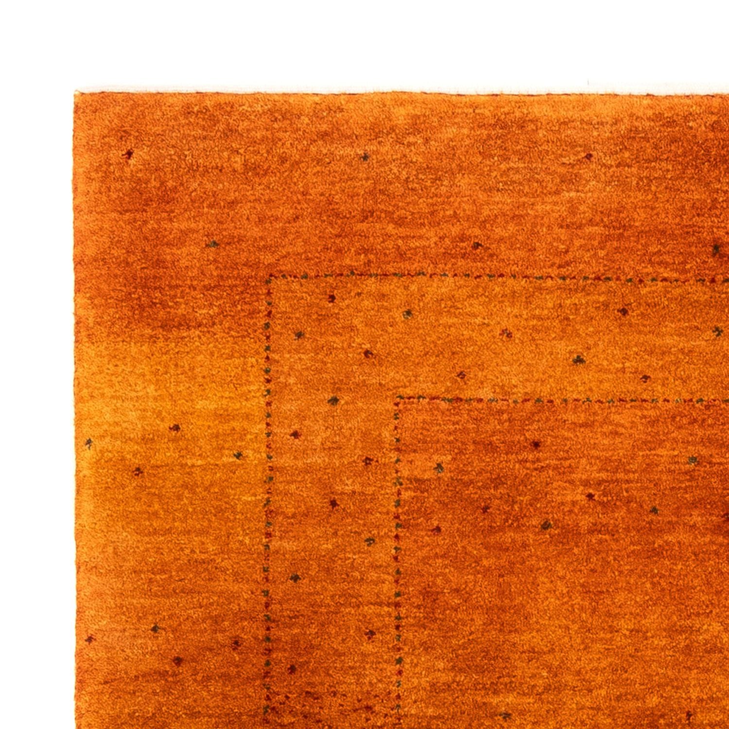 Tapis Gabbeh - Loribaft Persan - 160 x 110 cm - orange