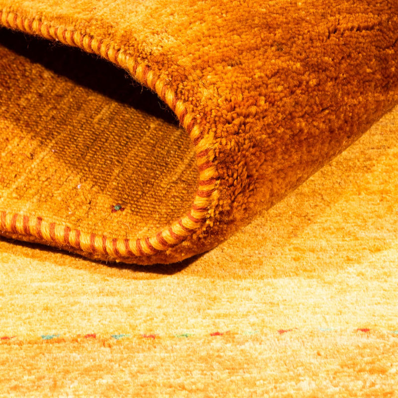Tapis Gabbeh - Loribaft Persan - 186 x 126 cm - orange