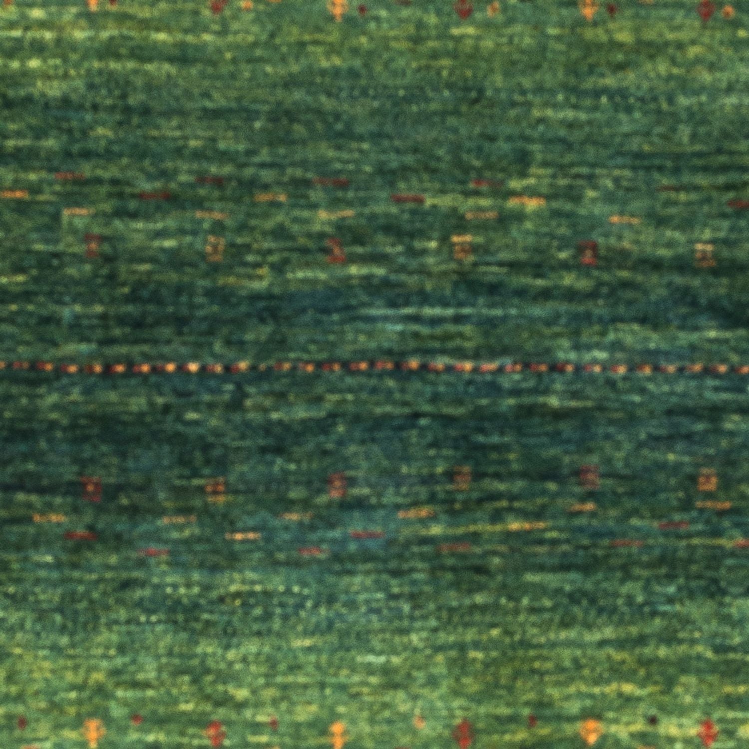 Tapis Gabbeh - Loribaft Persan - 139 x 99 cm - vert