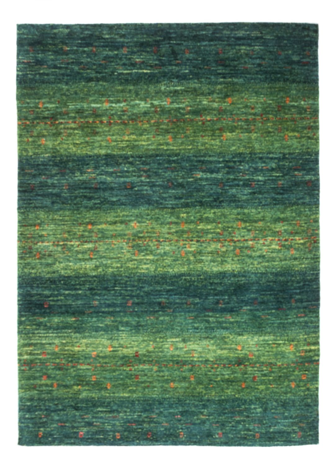 Tapis Gabbeh - Loribaft Persan - 152 x 107 cm - vert