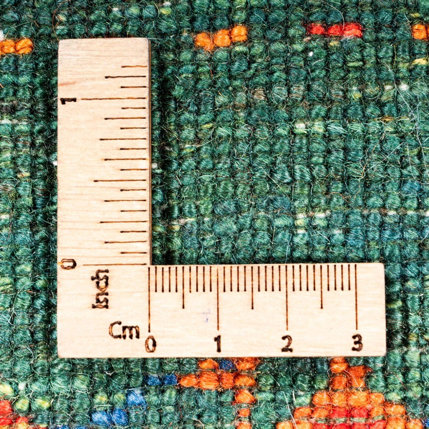 Tapis Gabbeh - Loribaft Persan - 148 x 97 cm - vert