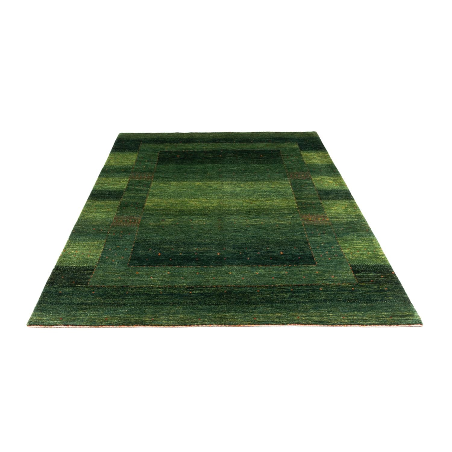 Tapis Gabbeh - Loribaft Persan - 241 x 162 cm - vert
