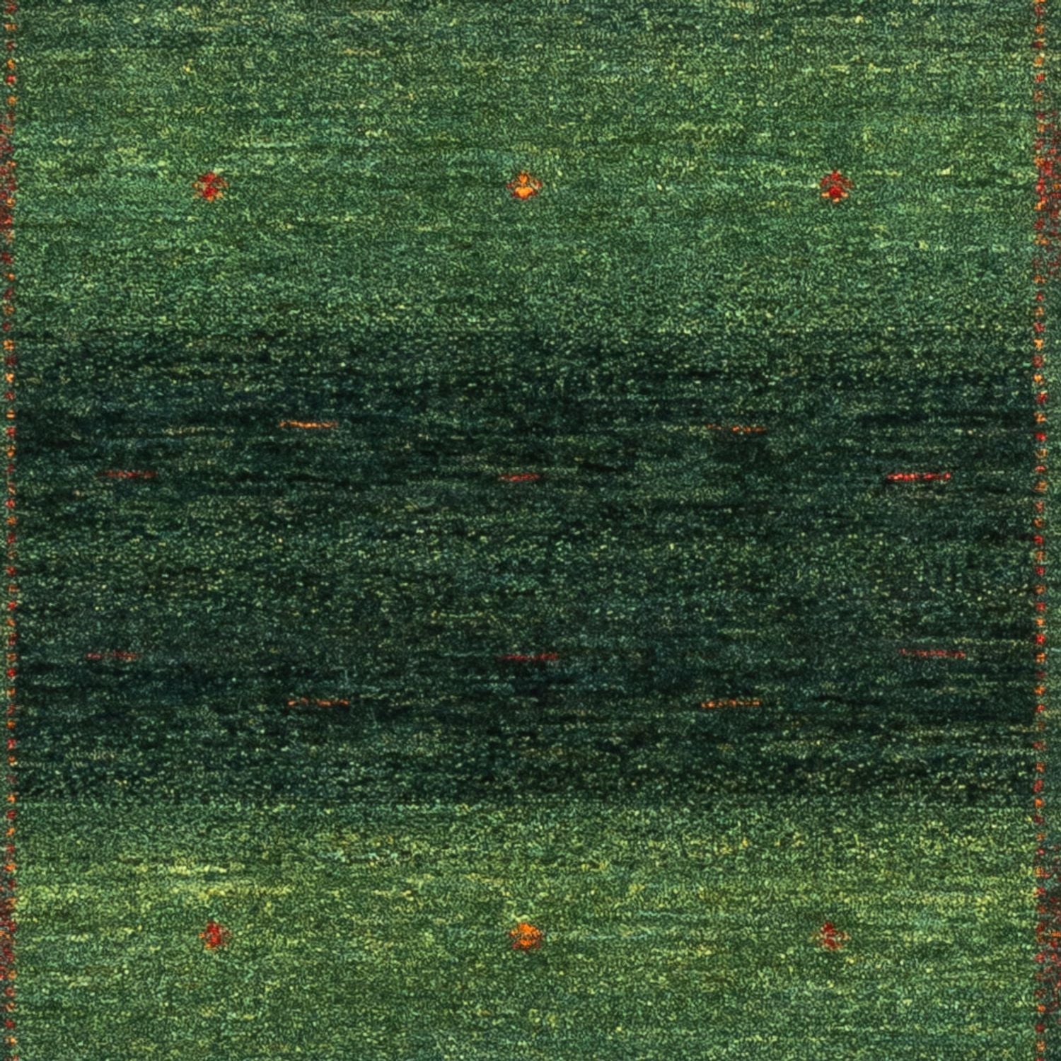 Tapis Gabbeh - Loribaft Persan - 164 x 110 cm - vert