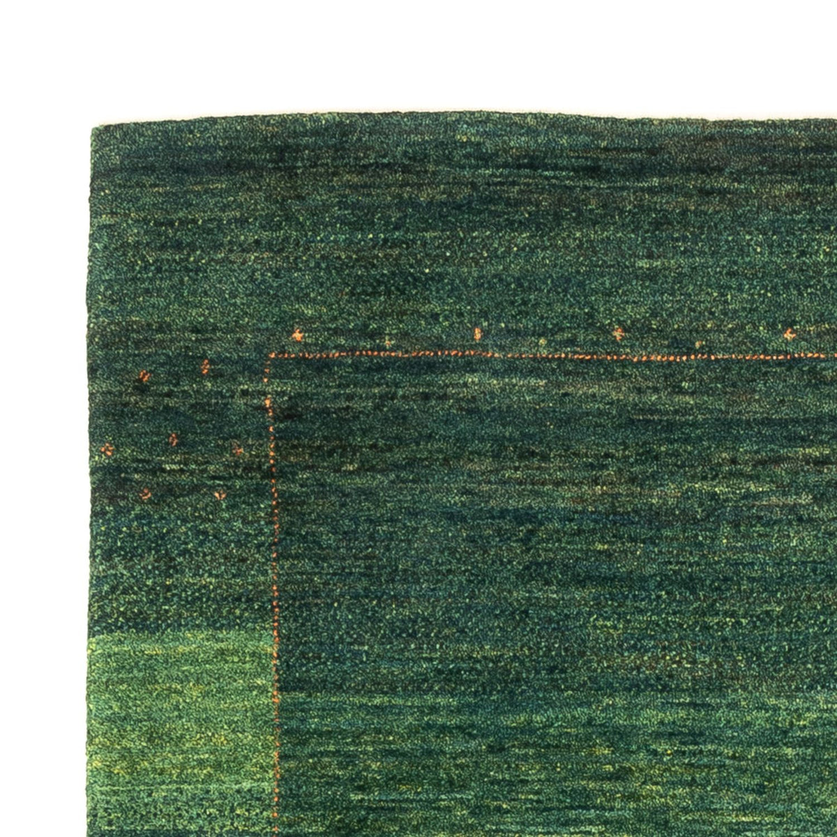 Tapis Gabbeh - Loribaft Persan - 170 x 110 cm - vert