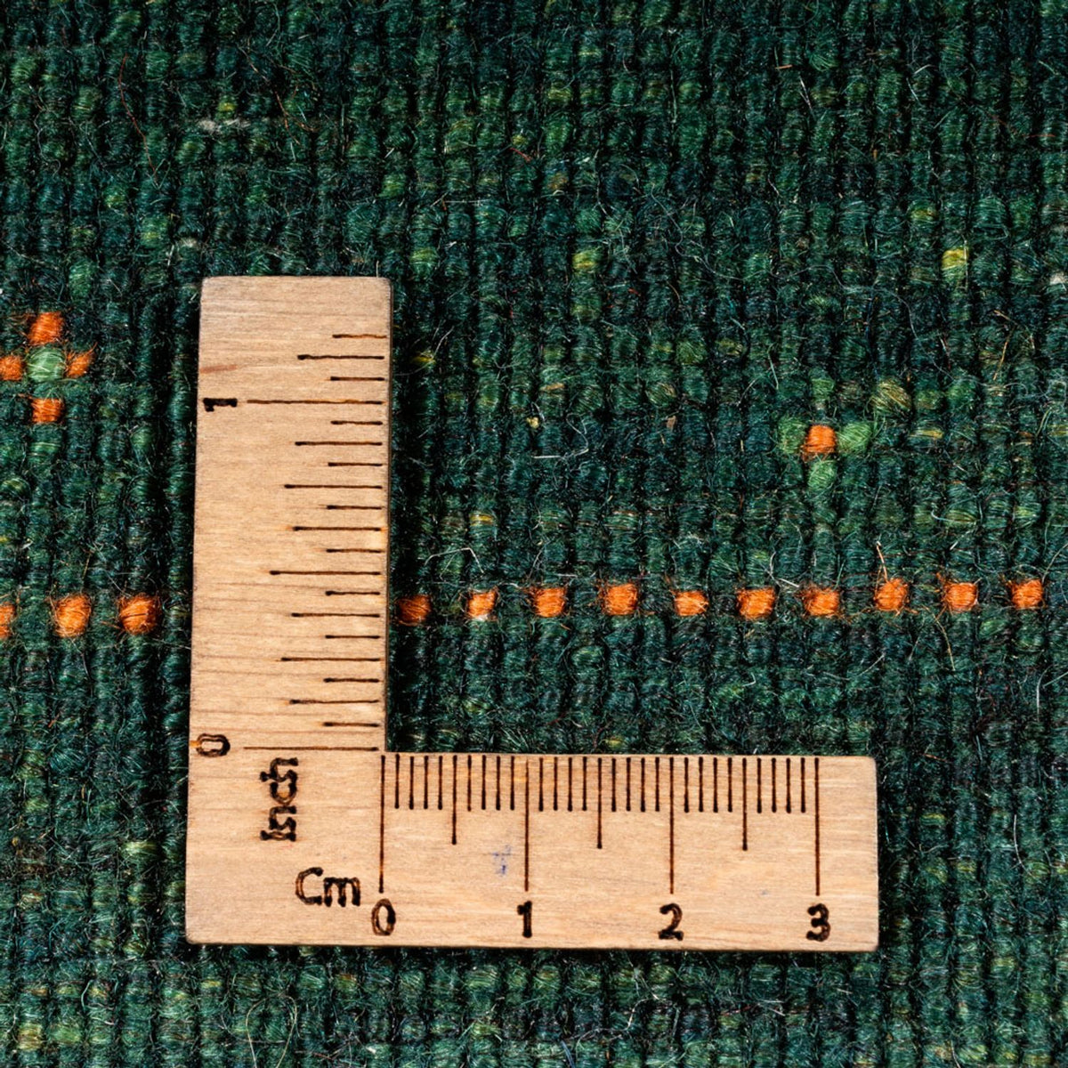 Tapis Gabbeh - Loribaft Persan - 170 x 110 cm - vert