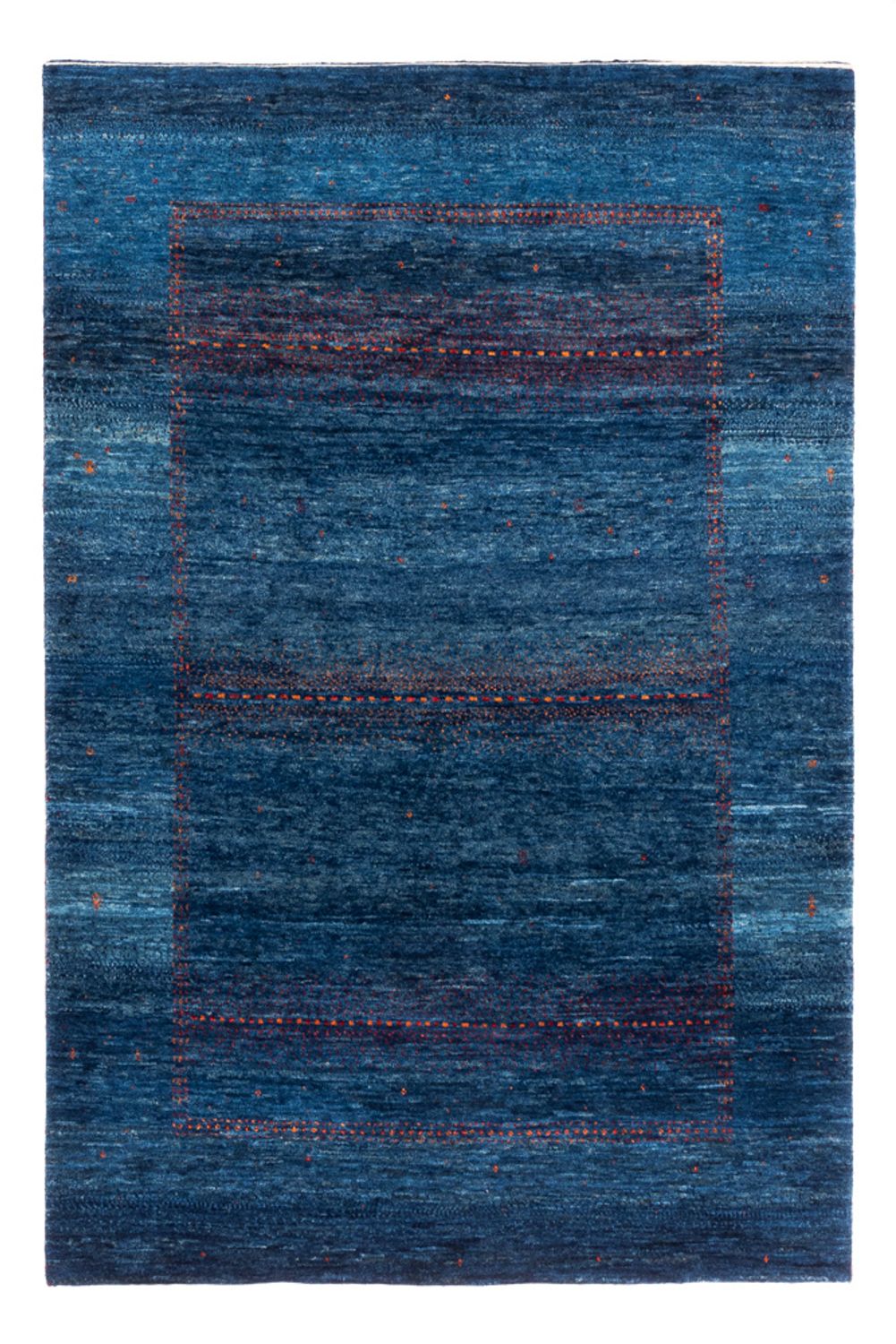 Tapis Gabbeh - Loribaft Persan - 190 x 128 cm - bleu
