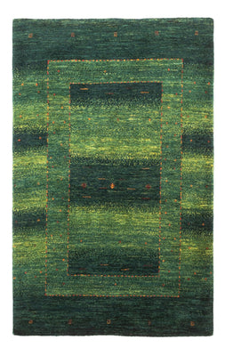 Tapis Gabbeh - Loribaft Persan - 134 x 85 cm - vert